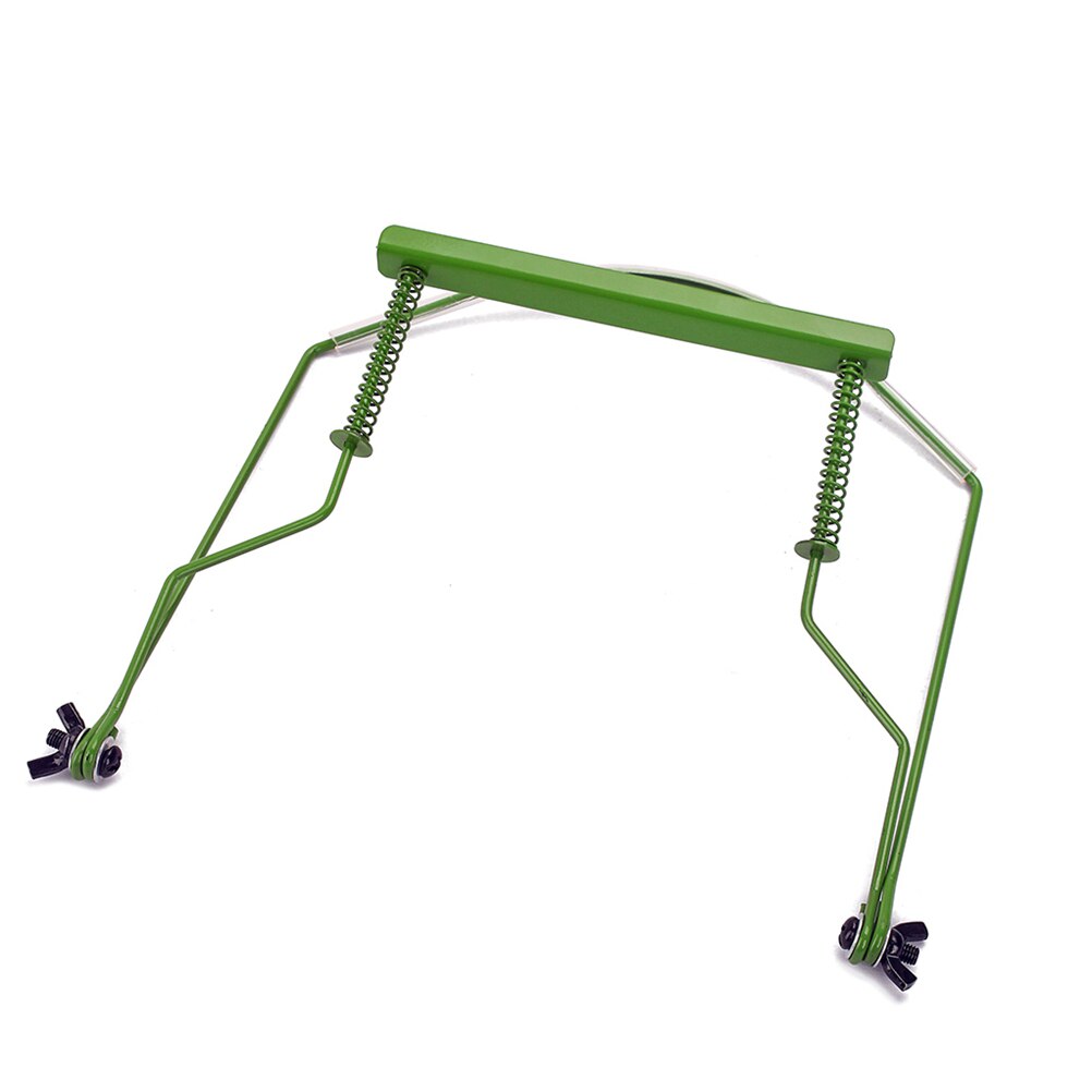 10 Holes Harmonica Houder Draagbare Harmonica Accessoire Mond Accessoire Voor Harmonica: Green