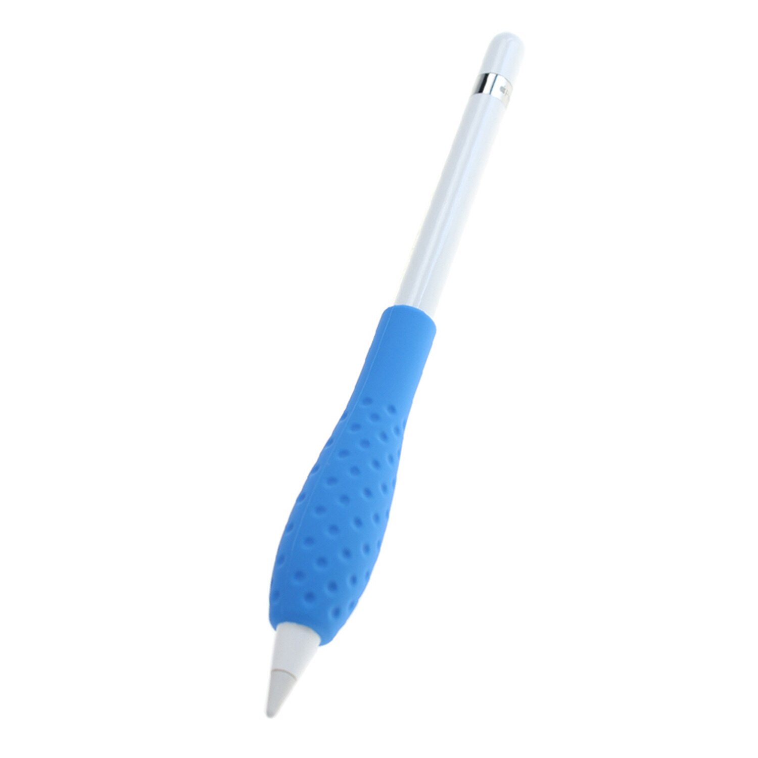 Niebieski Silikonowy Ergonomiczny Uchwyt Etui Ochronne do Apple Pencil Stylus