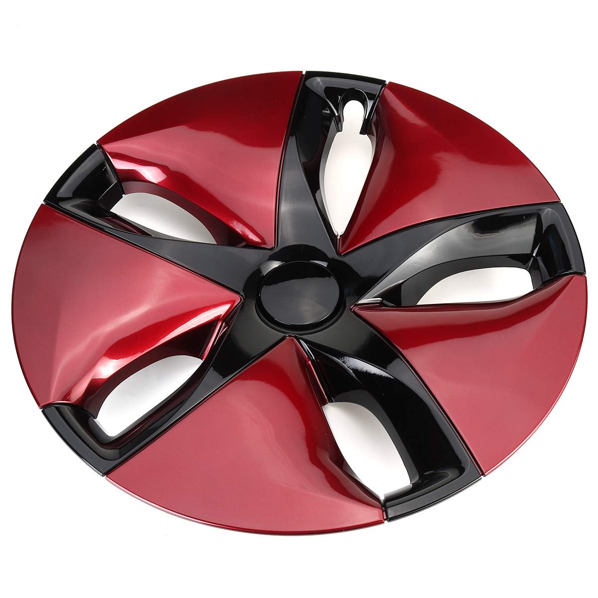 Car Wheel Cover Hubcaps Hub Covers Caps Wheel Wrap 18 inch For Tesla Model 3 Gloss Black Red Carbon friber Gray: Green