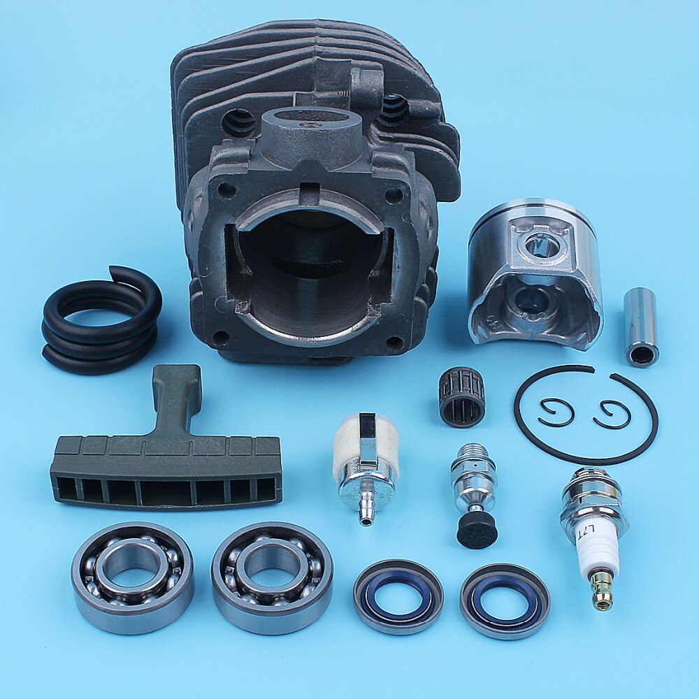 Nikasil belagt cylinderstemplesæt til husqvarna 357xp 357 xp 359 epa motorsav 537157302 537248502 krumtap kugleleje reservedele