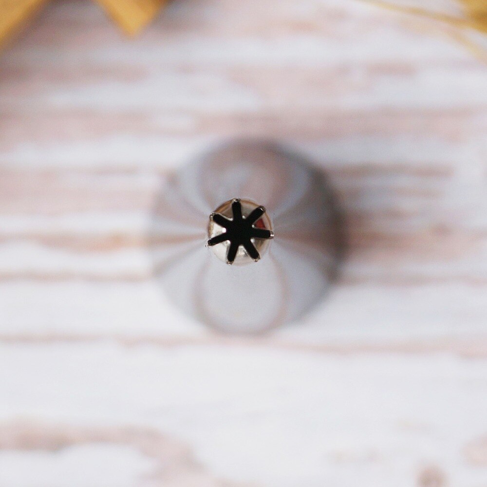 #27 Close Star Cake Cream Decorating Pastry Piping Nozzle Icing Tips Bakeware Kitchen Tools Stainless Steel Small Size