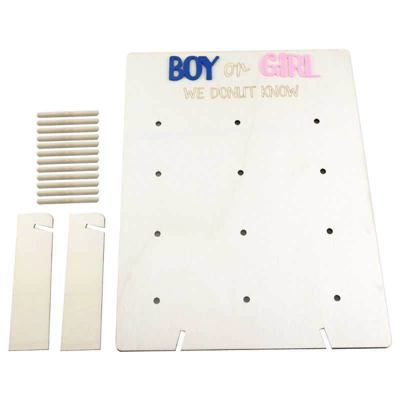 Wood Bread Dessert Wall Display Stand Candy Sweet Cart Rack Decor Wedding Party