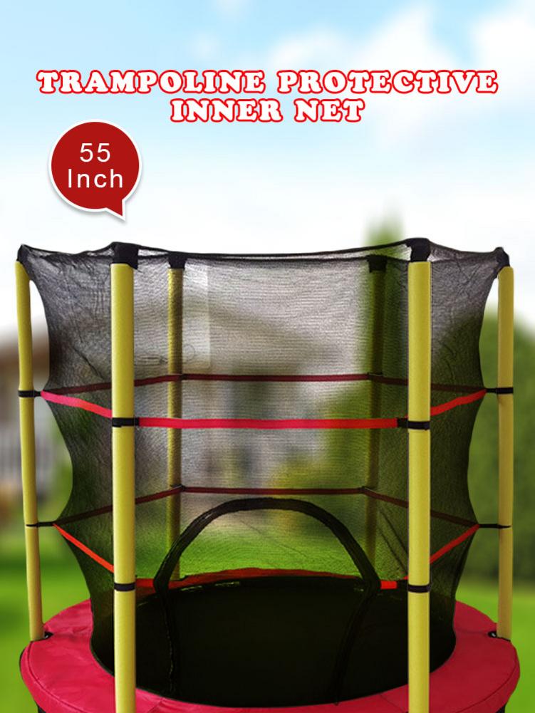 55 In Trampoline Security Net Safe Protective Trampoline Enclosure Net Fence Trampoline Durable Safety Mesh Net Replacement