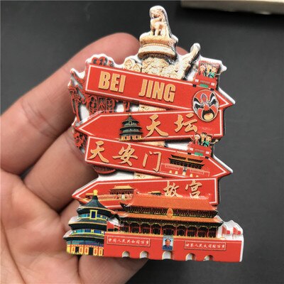 Fridge Magnets China Beijing Great Wall Tourist Souvenir Magnetic 3D Refrigerator Sticker Kitchen Decor Chinese Style Ideas: 10