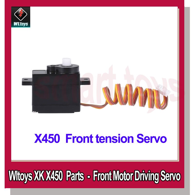 WLtoys XK X450 Servo Anteriore Del Motore di Guida Servo X450.0010 per Wltoys X450 Ad Ala Fissa Aereo RC Parti di Aeromobili