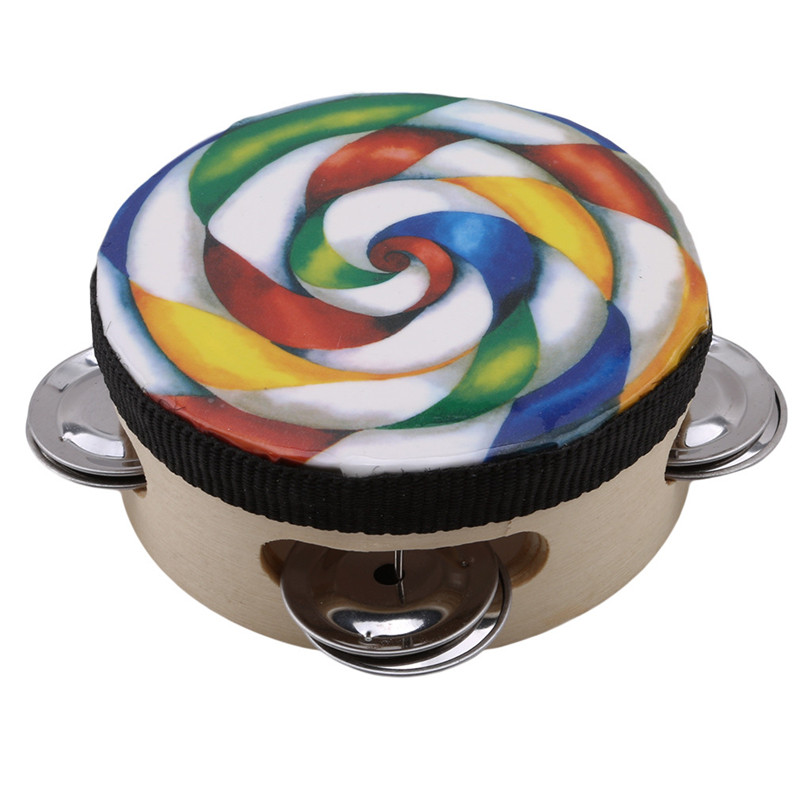 Carl slaginstrument 4/ 6 tums lollipop trummor musik läromedel musikaliska leksaker: 4 tum