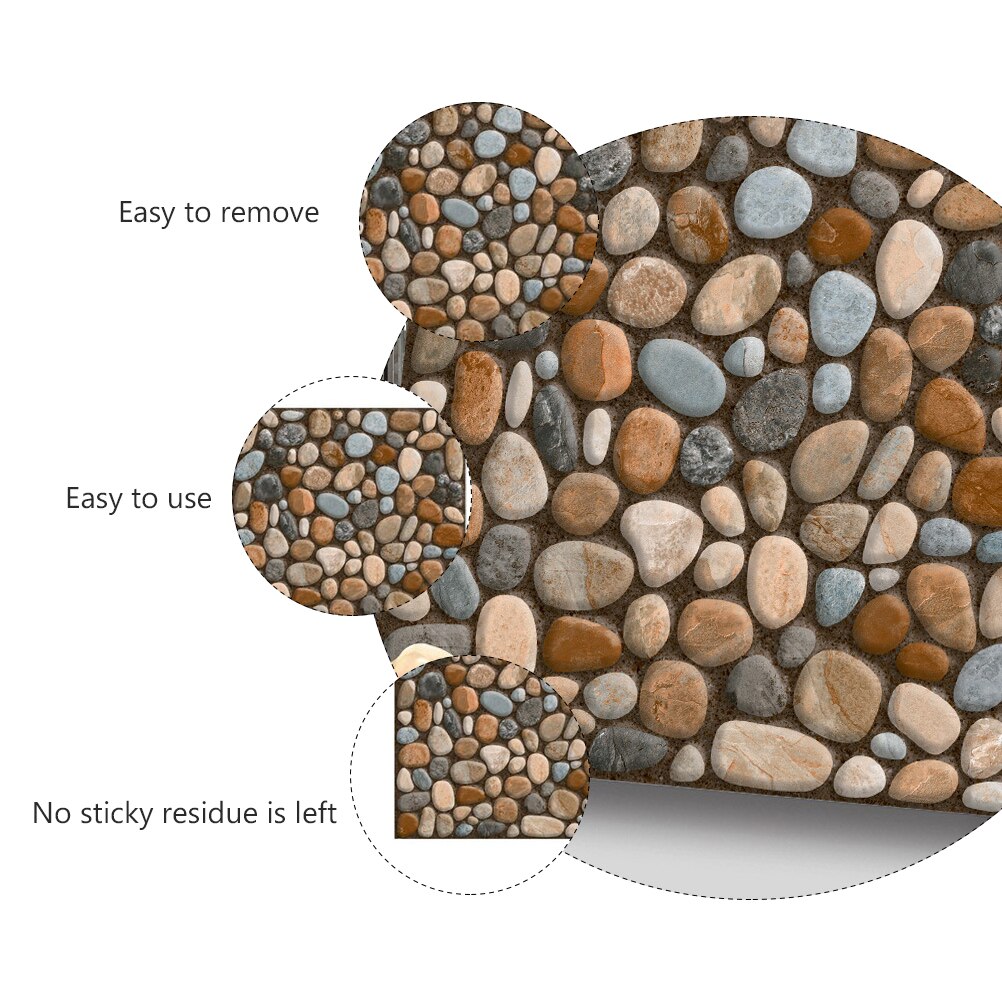 20 pçs telha adesivo antiderrapante retro auto-adesivo do banheiro telha colar banheiro adesivo de parede telha adesivo de assoalho
