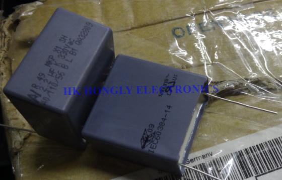 5 pezzi R49 R.49 MKP X1 SH 2.2UF K 330VAC P = 27.5MM condensatore a pellicola