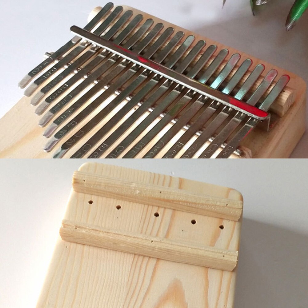 Instrumento de 17 o 10 teclas, para niños, Piano Pulgar, teclado de madera, Mini dedo Kalimba, sonido de entretenimiento para principiantes