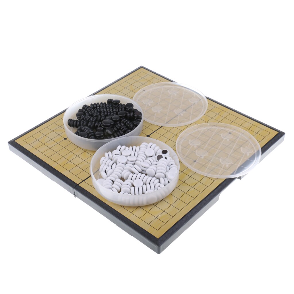 MagiDeal Kids Go Game Portable Fold Go Game Chess Board Weiqi