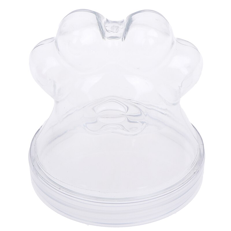 8.2*9 CM 200ML DIY Clay Printing Craft Storage Containers Organizer Box with Lids Cat Claw Shape Jar Slime Foam Ball