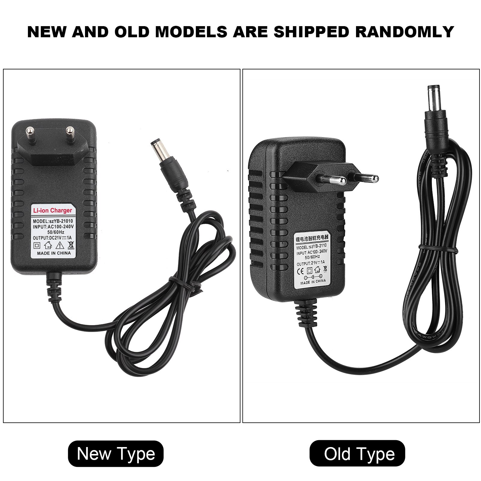 Dikke Koperen Kern Li-Ion Charger Adapter 21V/1A Adaptative Lithium Batterij Oplader Adaptative Lithium Batterij Oplader