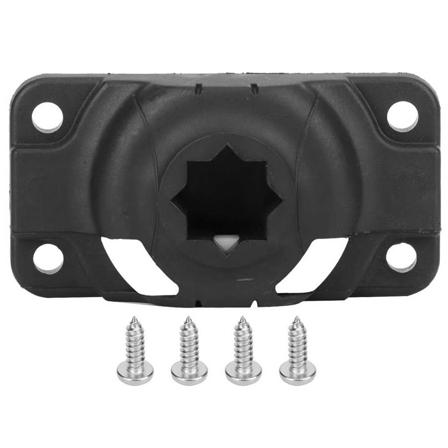 Inflatable Boat Canoe Kayak Fishing Rod Holder Mount Base Slide Rail Kayak Fishing Accessories with Screws