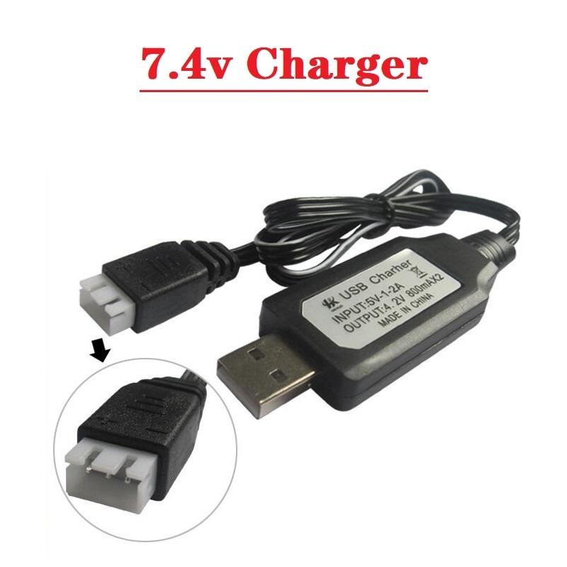 7,4 V/7,6 v 11,1 v/11,4 v Lipo carga de batería cable de línea paralela USB 2S 3S cargador de equilibrio B3 B3S: YELLOW