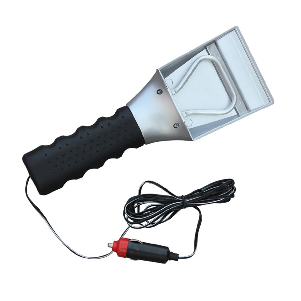 12v elektrische sneeuwkrabbers voor auto's, verwarmde ijskrabber, smelter voor autoruiten, schep, ijsschep voor autoruiten, sneeuwkrabber voor auto's