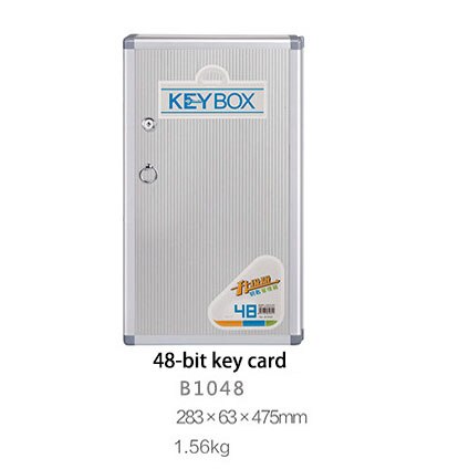 Aluminum alloy Key Cabinet Wall Mounted Security Management Keybox Storage Safes Contains key cards For Company Home Office