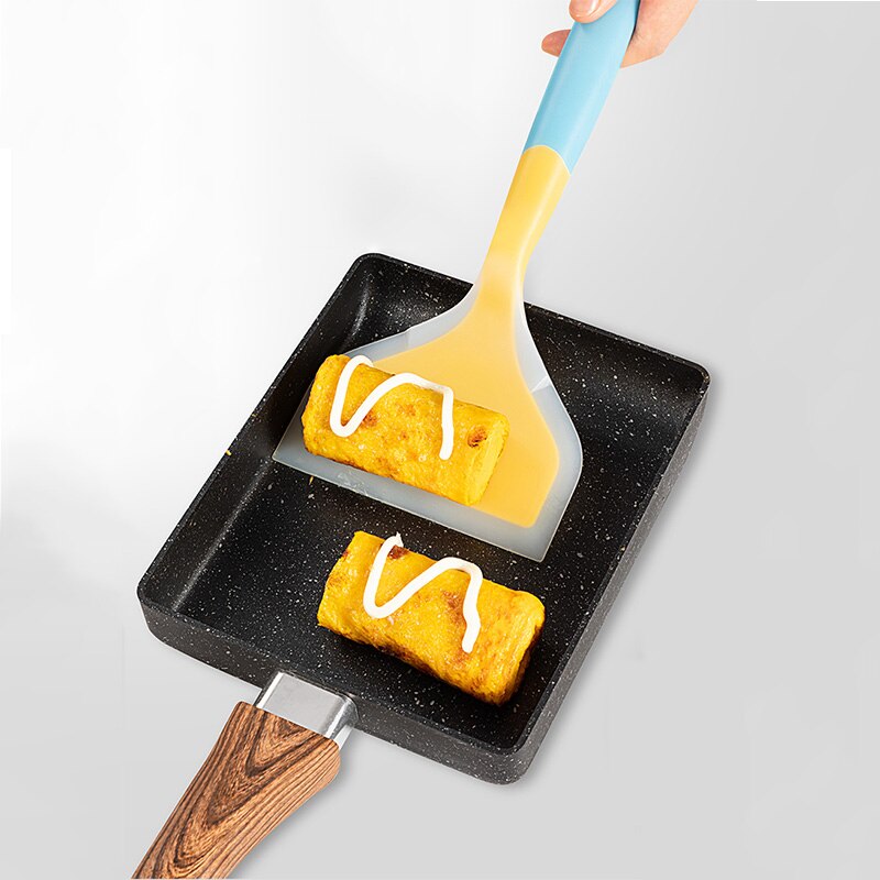 Food Grade Silicone Cooking Utensils Tamagoyaki Spatula Beef Meat Egg Kitchen Spatula Pizza Shovel Cooking Tools Kitchenware
