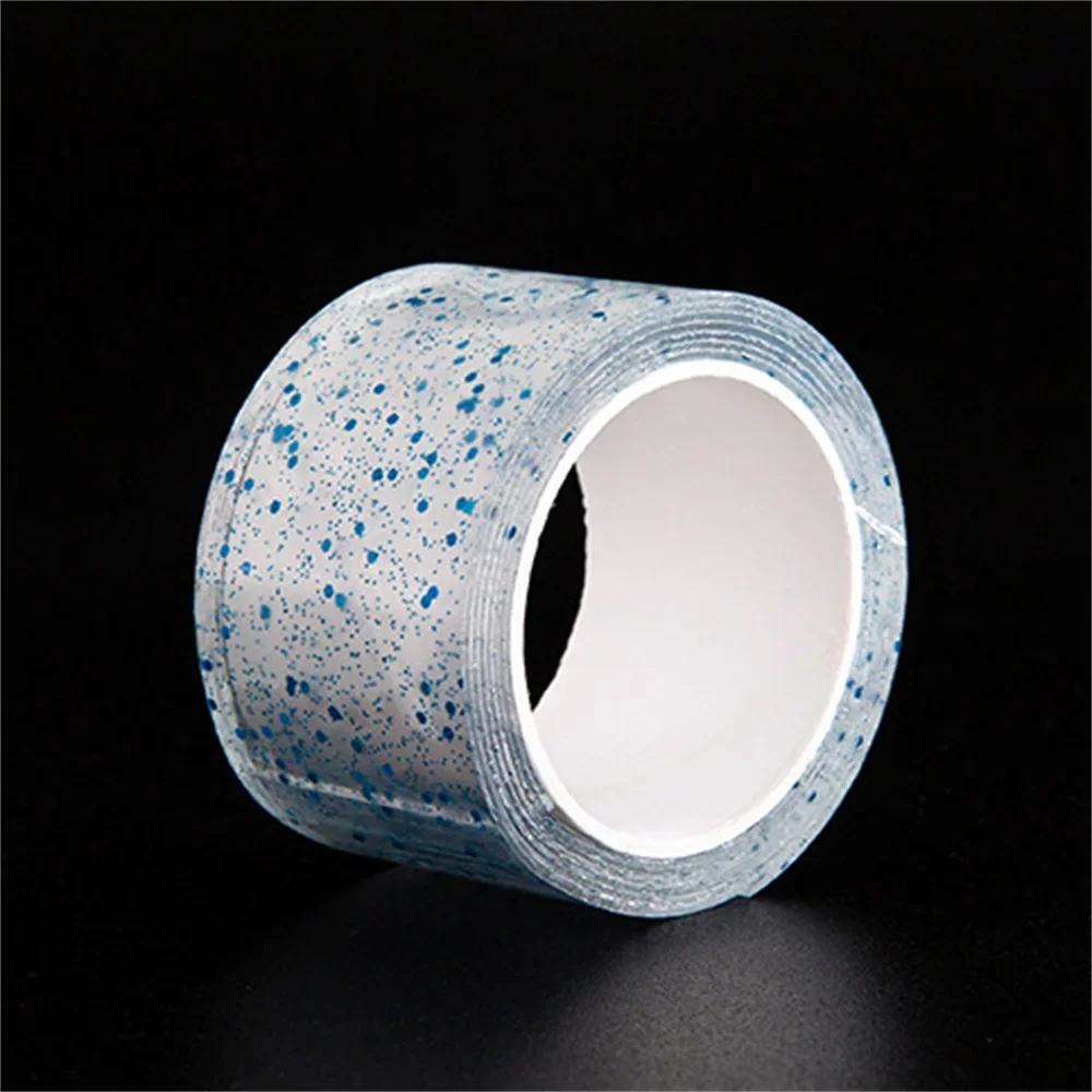 1 szt. Taśma bąbelkowa klejąca robić samodzielnego wykonania, tworzenia bąbelków, kolorowa, brokatowa, dwustronna, mocno przyczepna taśma nano-bąbelkowa: Niebieski / 3mm