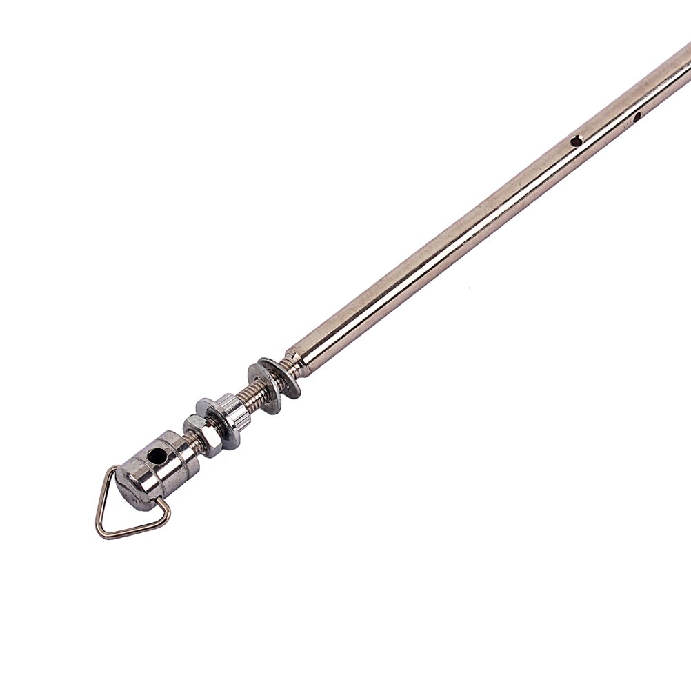 340mm banjo truss stang støtte stang hylde stang metal stang banjo guitar dele tilbehør (sølv)