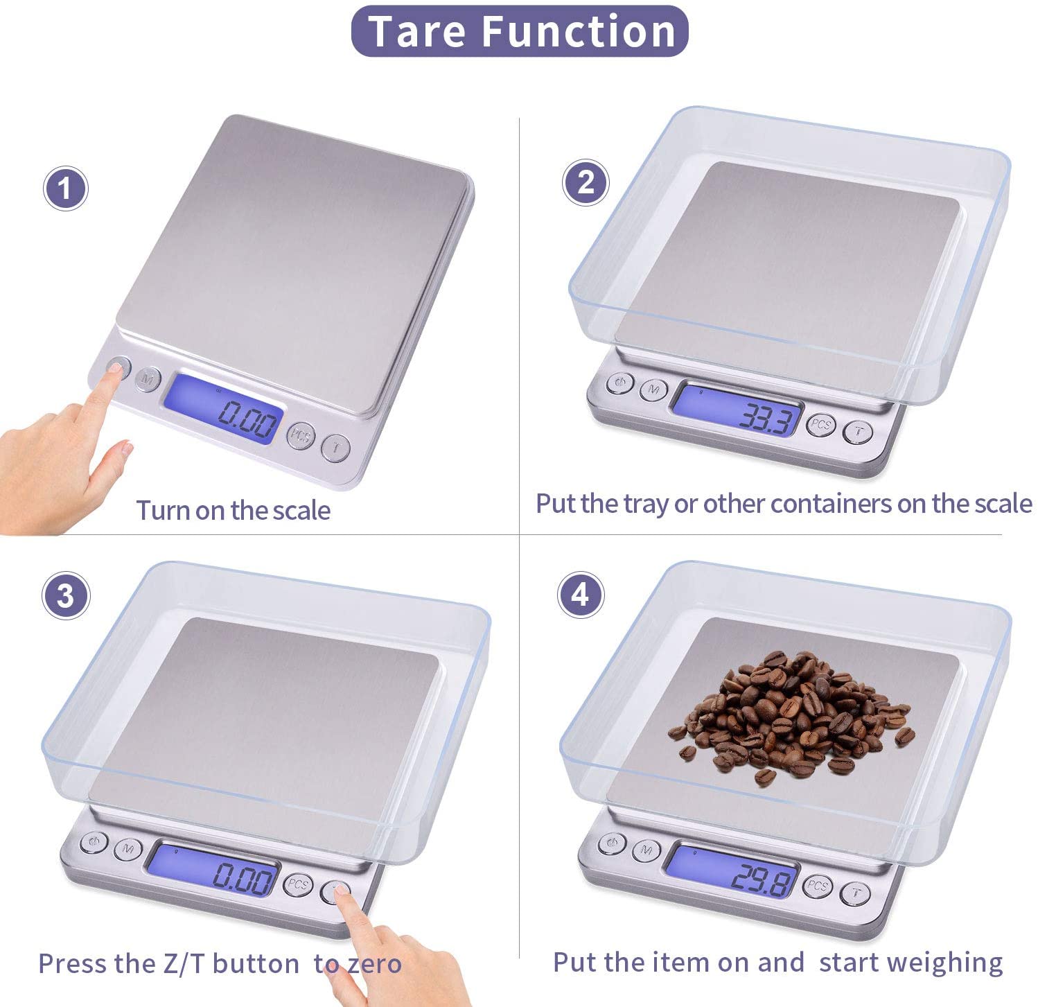 Balance électronique de précision LCD Portable pour la cuisson du thé, Balance numérique pour les bijoux en grammes, pour la cuisson du thé, nouveauté