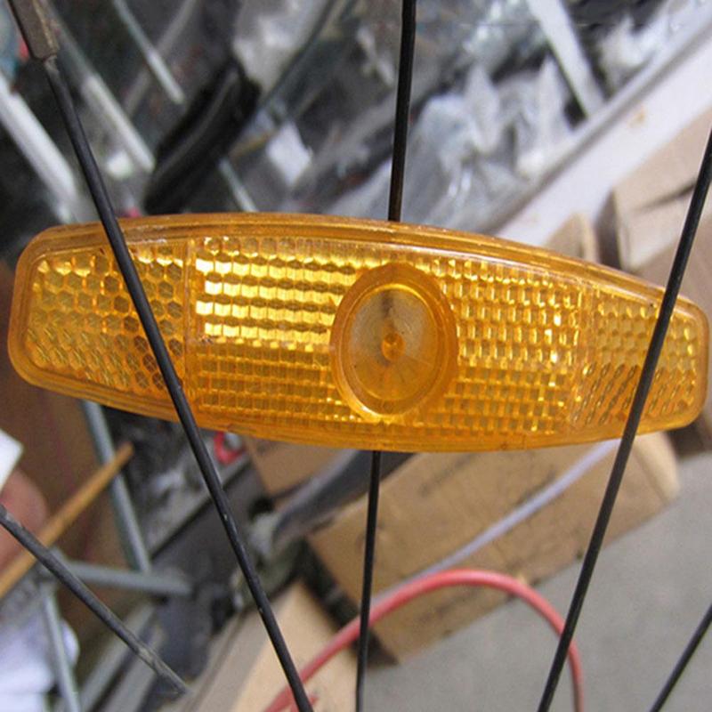 4 Stuks Geel Mountainbike Spaken Lichten Reflector Verlichting Fiets Wiel Verlichting Fiets Verlichting