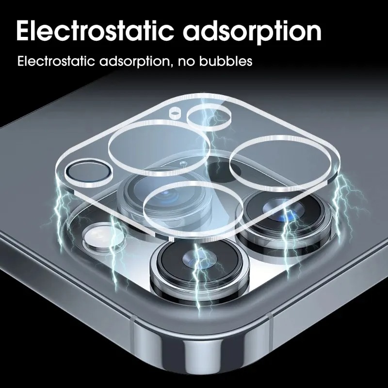 Protector de lente de cámara para Apple iPhone 16 Pro lente trasera película de vidrio templado para iPhone 16 Plus 15 Pro 14 Pro Max 13 mini vidrio