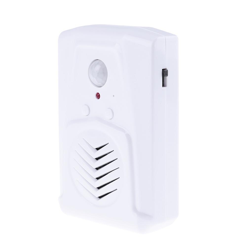 Sensor de movimiento para puerta, timbre de puerta MP3 infrarrojo, Sensor de Movimiento PIR inalámbrico, Aviso de voz, sistema de bienvenida para visitantes