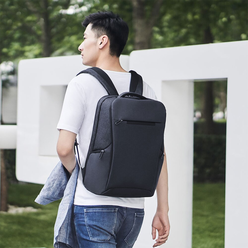 Original xiaomi mi affärsresor ryggsäckar 2 generations multifunktionell väska 26l stor kapacitet för 15.6 tums kontorsdatorväska