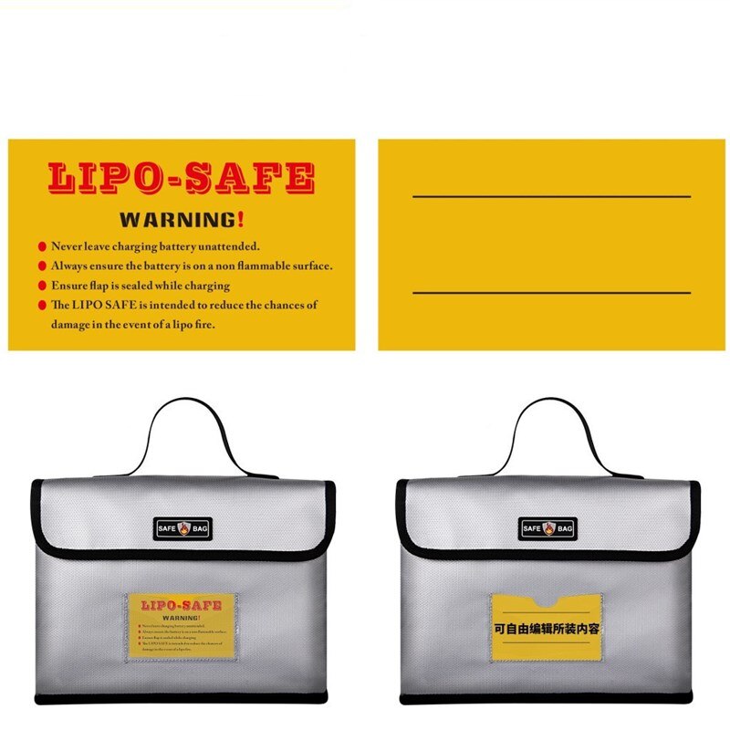 Explosie Proof Bag Voor Lithium Batterij Hittebestendig Veiligheid Zak Voor Lithium Batterij