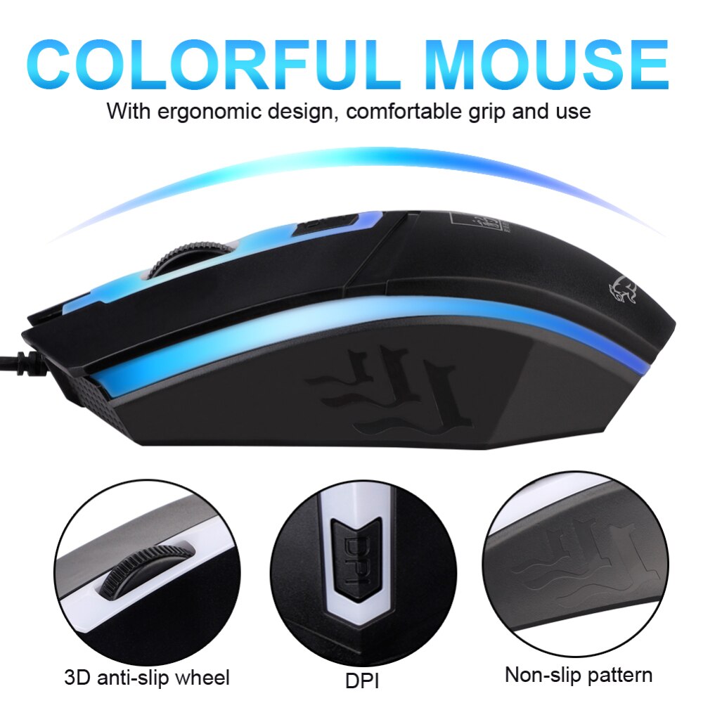 Tastatur Maus einstellen Spielen/Officing Speichern Leucht Regenbogen LED Verdrahtete USB Tastatur Für Laptop/Schreibtisch/ PS4 /Xbox eine 360