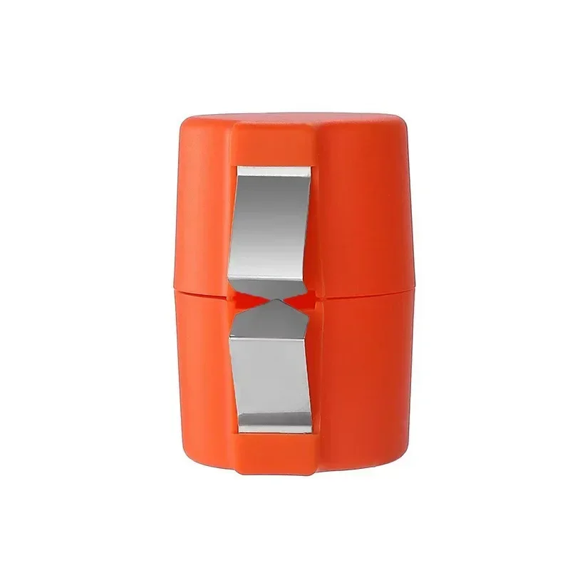 Ouvre-coquille d'œuf en plastique, brise-œufs manuel , séparateur de coquille d'œuf antiadhésif, outils de cuisson de cuisine multifonctionnels: Rouge