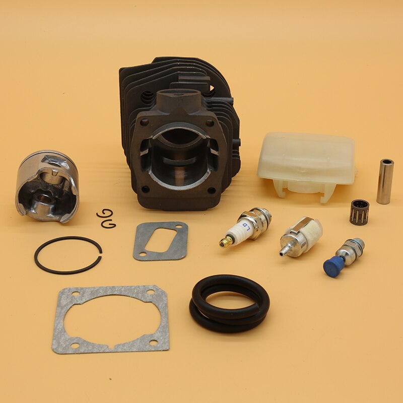 44mm cylinder stempel leje luftfilter pakningssæt til husqvarna 350 jonsered 2150 2152 2153 2149 motorsave reservedele
