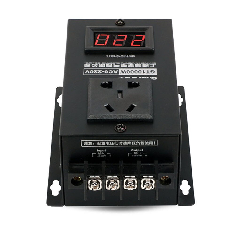 10000W Compact Variable Voltage Controller Voltage Regulator Speed Temperature Light Voltage Adjuatable Regulator Dimmer