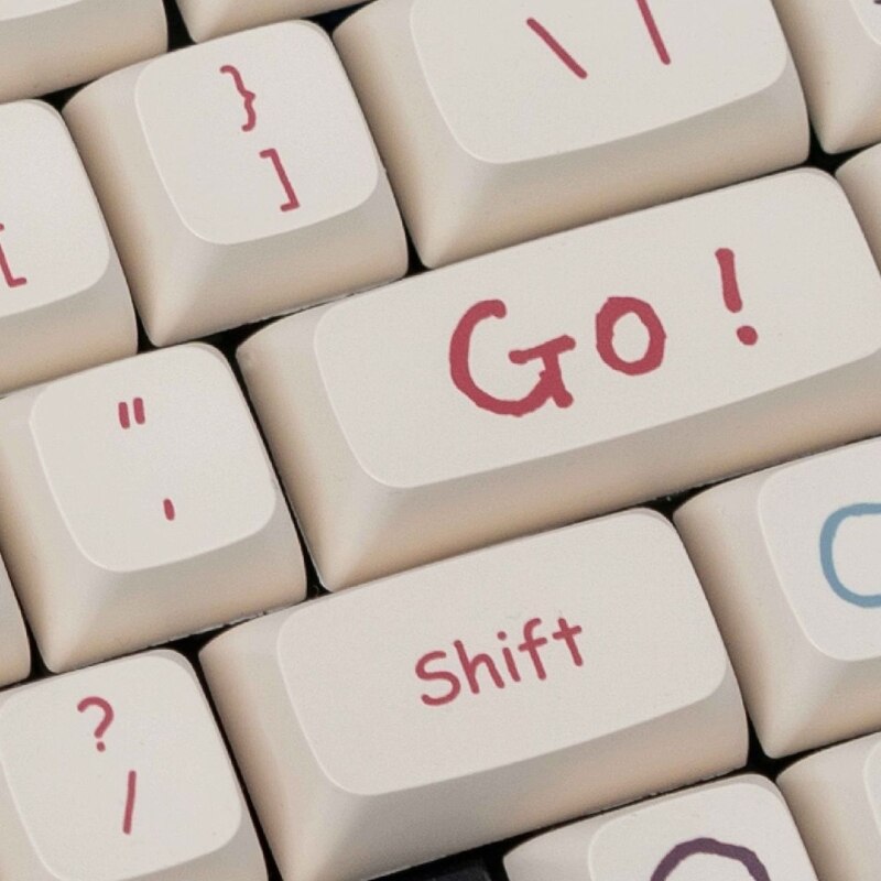 132 xda pbt dye sub keycaps diy graffiti cartoon theme minimalist für cherry gmmk pro mechanische tastatur