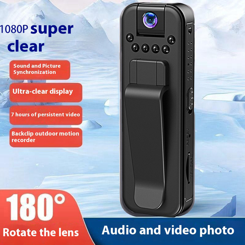 1080p hd mini camera recorder draagbare digitale videorecorder voor sport bodycam infrarood nachtzicht politie camcorder