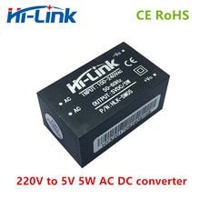 10 stks/partij HLK-5M05 Hi-Link originele AC DC 220 v om 5 v 5 w mini schakelaar voeding module intelligente huishoudelijke AC DC converter