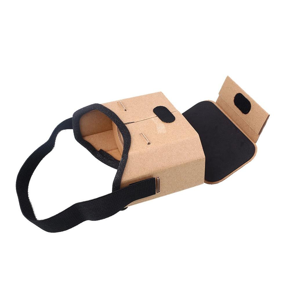 Virtual reality -glasögon diy kartong 3d vr glasögon papper virtual reality -glasögon 3d glasögon smartphone hjälm headsetlins