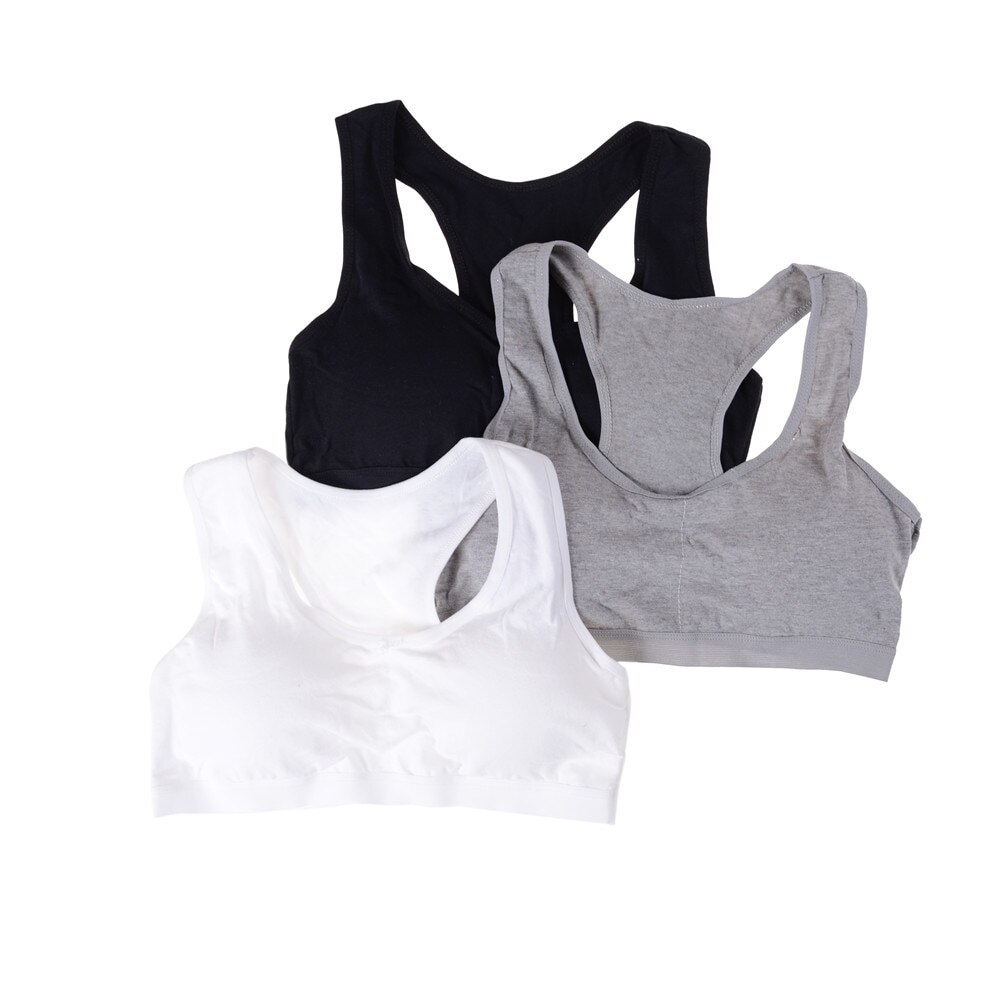 1PCS Wireless Teens Girls Sports Bra Puberty Underwear Teenager Girls Sport Bra Chest Pad Cotton Young Girls Training Bra