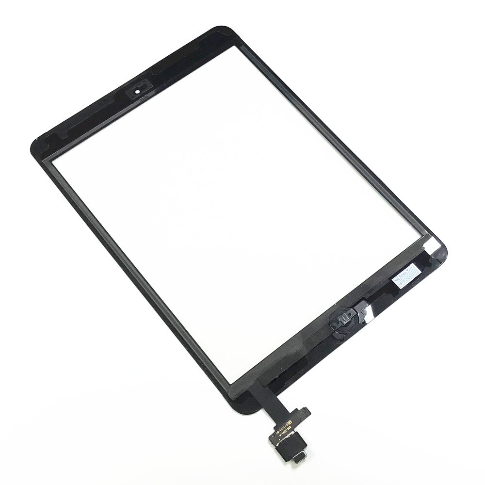 Berøringsglas til ipad mini 1 mini 2 7.9 '' berøringsskærm digitaliseringssensor glaspanel digitzer med ic -hjemmetast  a1432 a1454