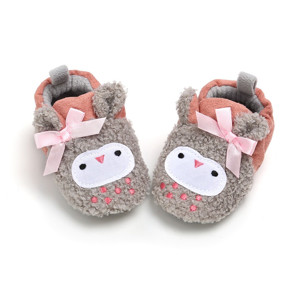 Enfant enfants pantoufles tout compris coton dessin animé doux intérieur bébé coton pantoufles bébé garçons filles chaussures maison pantoufles: 1 / 1