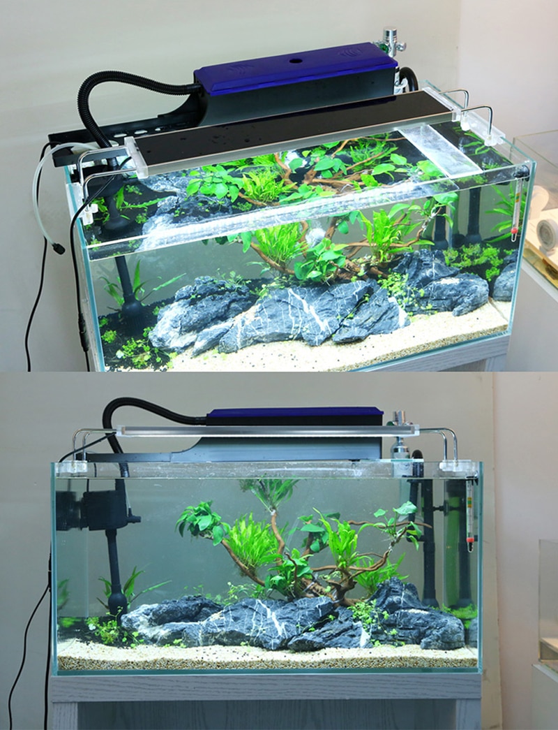 Sunsun 110-240V JS 400/600 Aquarium Upper Filter Ultra-quiet Submersible Pump Fish Tank Circulation Pump External Filter Box