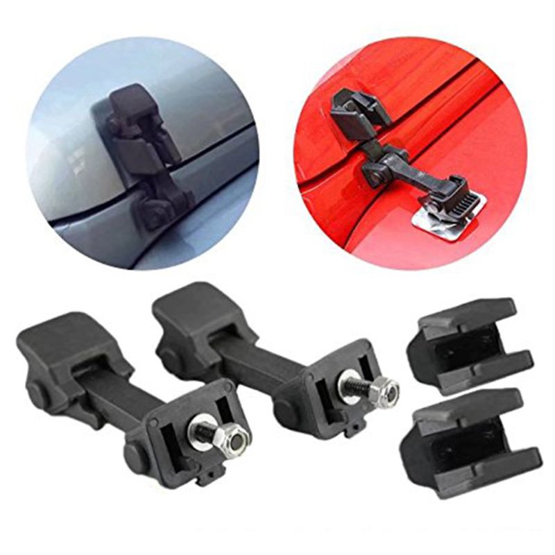 2 travas para trava de capô de carro, fivela abs para jeep wrangler jk, acessórios ilimitados de proteção, 2007-2016