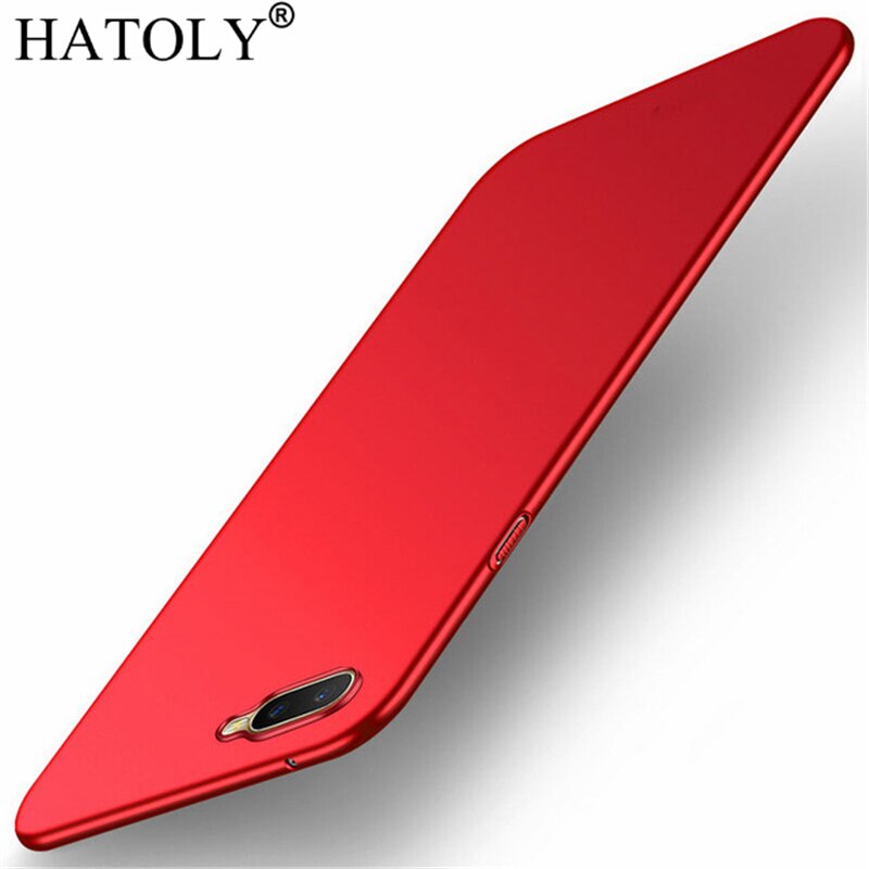 For Smooth Cover OPPO RX17 Neo Case OPPO K1 Ultra-thin Hard PC Protective Back Cases for OPPO RX17 Neo HATOLY: for OPPO RX17 Neo / Red