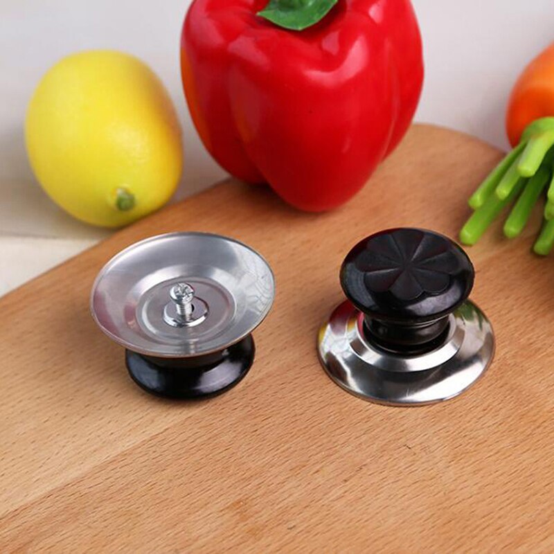 1Pcs Cookware Pot Pan Deksel Vervanging Hand Grip Cover Knop Handvat Voor Keuken Circulaire Holding Knop Schroef Handvat