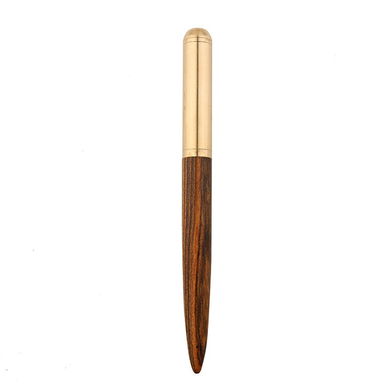 Lyxiga trä reservoarpennor trä metall skola kontor skriva bläck pennor nib 0.7mm brevpapper leveranser