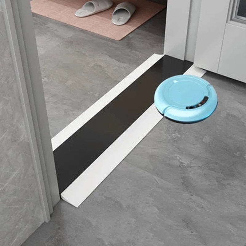 Silicone Bathroom Water Stopper Blocker Strip Self-adhesive Floor Retaining Door Bar Dry Wet Separation Gap Sealing Barrier