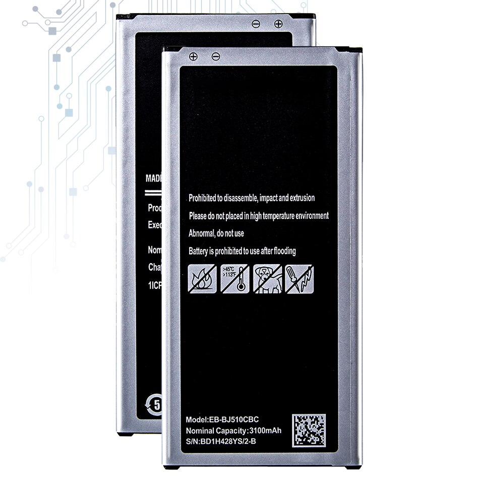 EB-BJ510CBE de batería para Samsung Galaxy J5 edición , J510, J510F, J510G, J5109, J5108, 3100mAh, EB BI510CBE