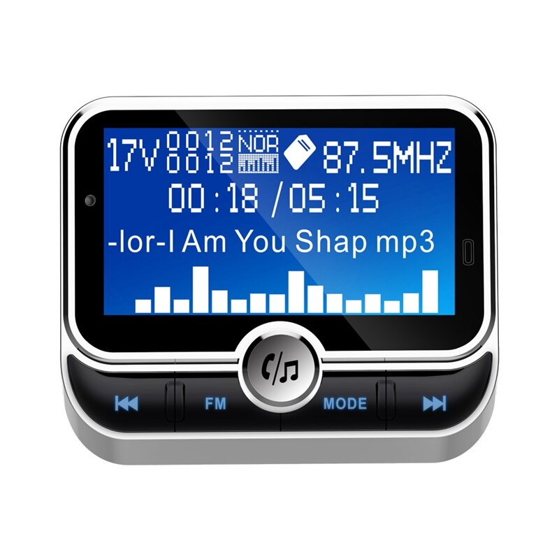 Auto Fm-zender Met Afstandsbediening Lcd Bluetooth MP3 Speler Dual Usb Auto Fm Modulator