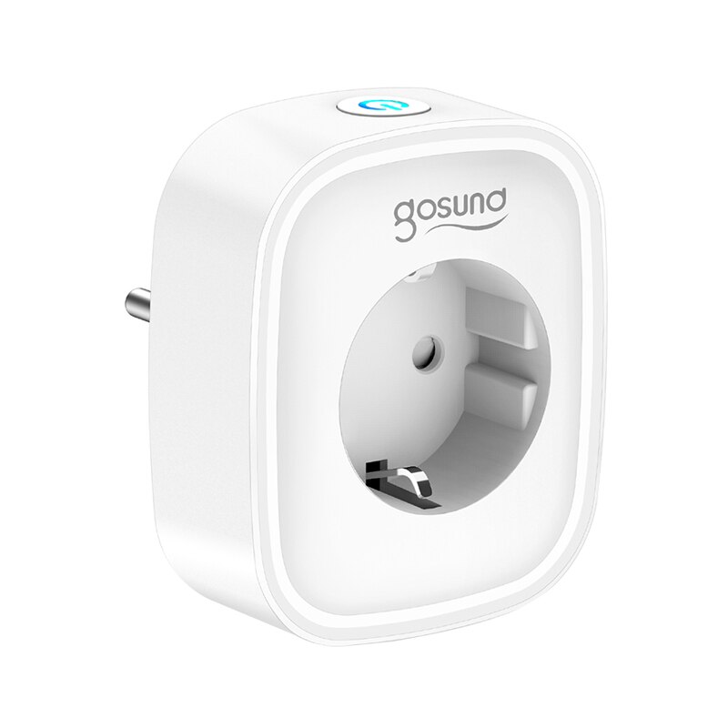 Gosund EU Smart Plug Socket Smart Life Remote Control Tuya WiFi Socket Smart Home Timing Function With Alexa Google Home: 1 PC