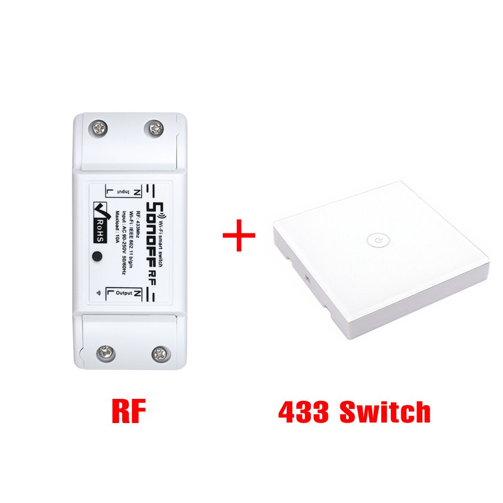 Sonoff Rf Wifi Schakelaar 433 Mhz Rf App Controle Smart Home Automation Werken Met Alexa Google Thuis: RF with 433 Switch